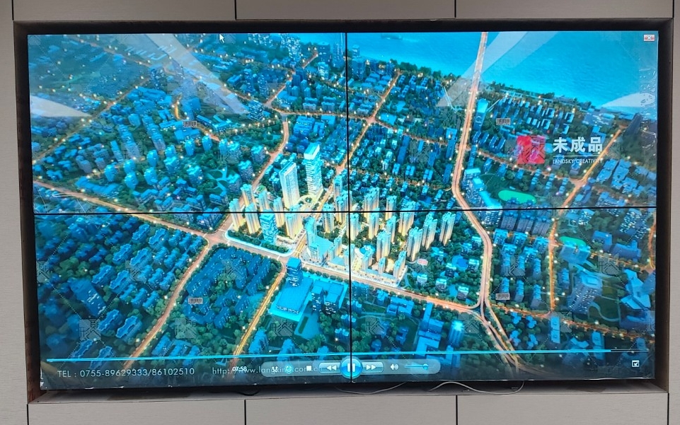 惠州某工厂会议室（55寸3.5MM）